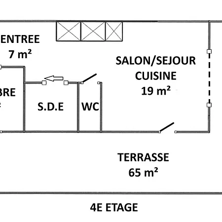 Avec Grande Terrasse A - Fr-1-306-1326 Apartment